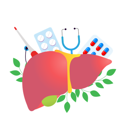 Welt-Hepatitis-Tag  Illustration