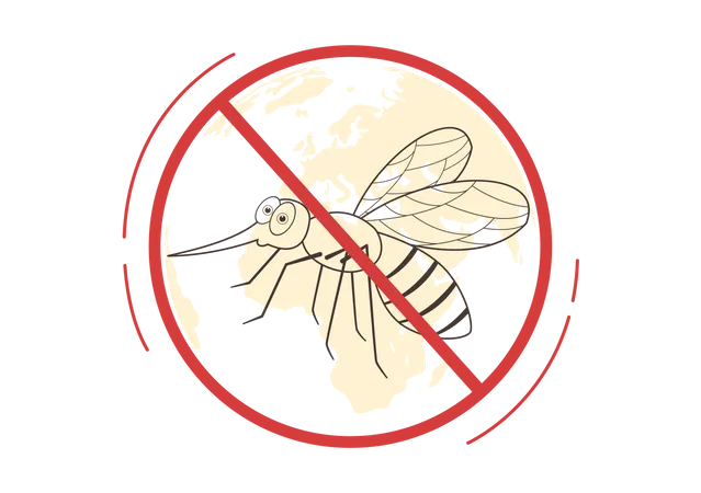 Welt-Malaria-Tag  Illustration