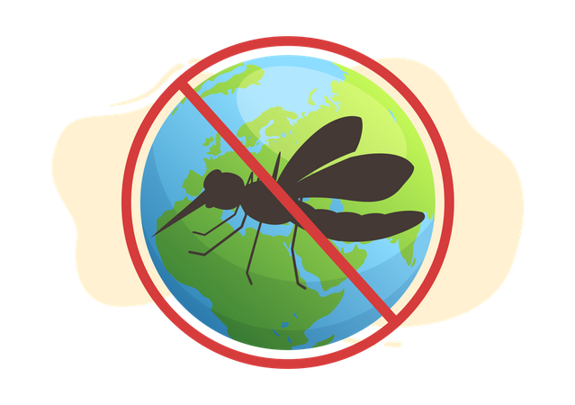 Welt-Malaria-Tag  Illustration