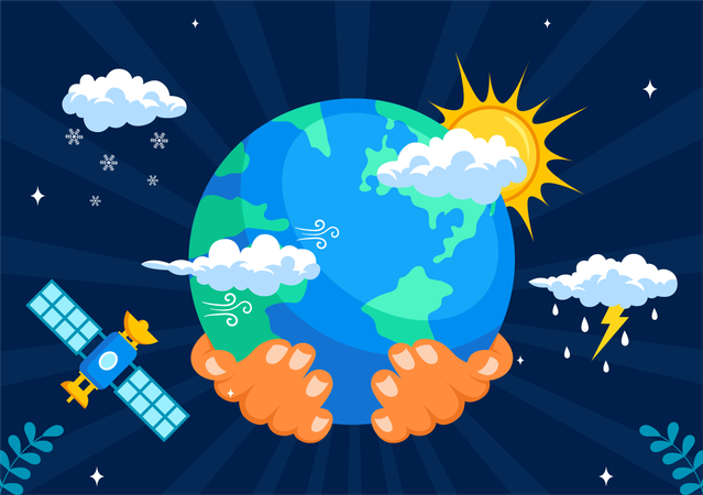 Welttag der Meteorologie am 23. März  Illustration