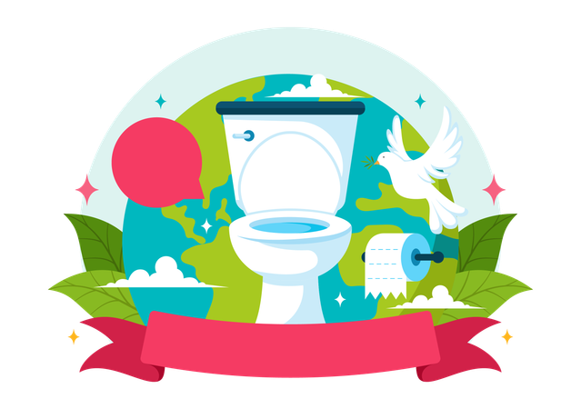 Welttoilettentag  Illustration