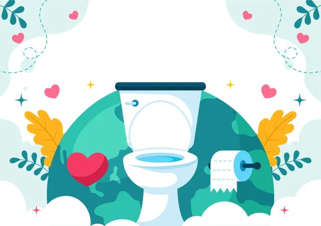 Welttoilettentag  Illustration