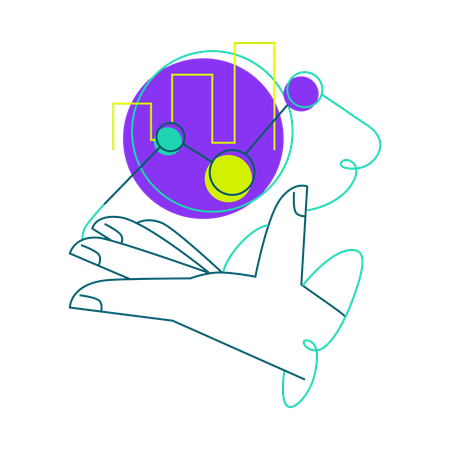 Werbemarketingstatistiken  Illustration