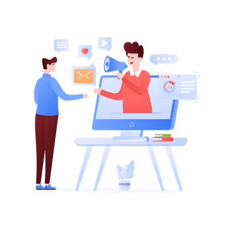 Werbekampagne  Illustration