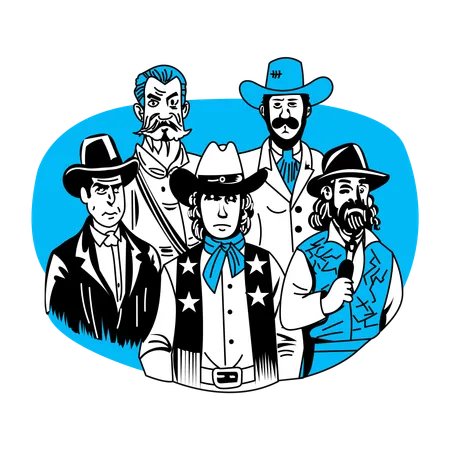 Western People  Illustration