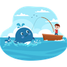 illegal fishing clipart