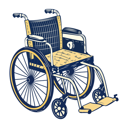 Wheelchair  Illustration