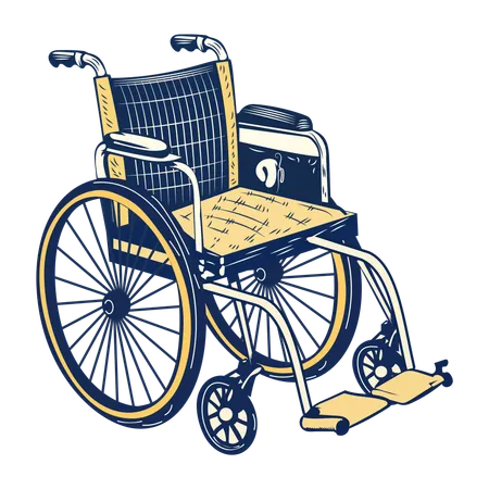 Wheelchair  Illustration