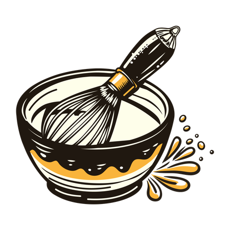 Whisking  Illustration