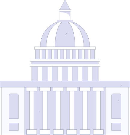 White building  Illustration