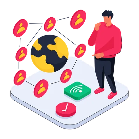 Wifi Connection  Illustration