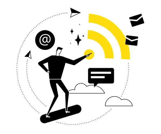 Wifi gratuit  Illustration