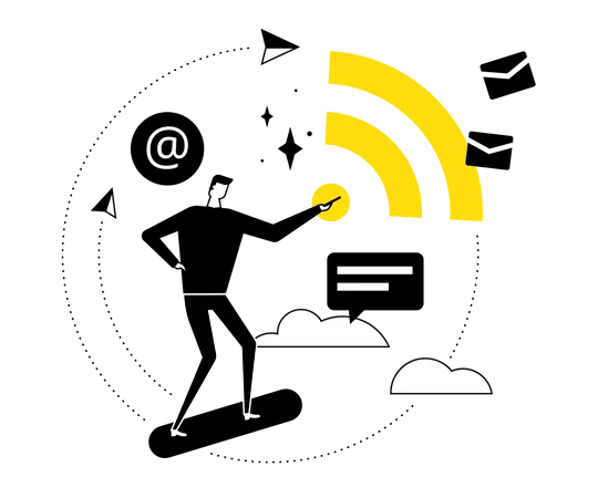 Wifi gratuit  Illustration