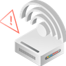 wifi network problem illustration free download