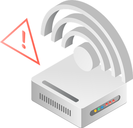 Wifi network problem  Illustration