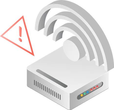 Wifi network problem  Illustration