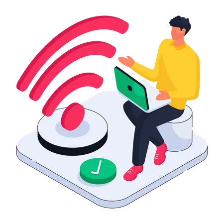 Wifi Signal  Illustration