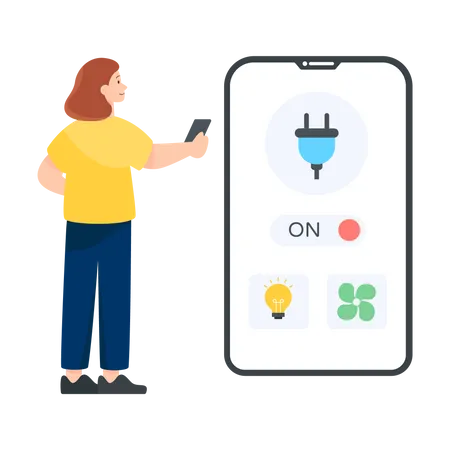 Wifi smart Plug  Illustration