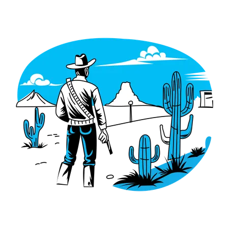 Wild West  Illustration