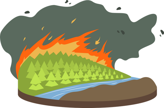 Wildfire Illustration