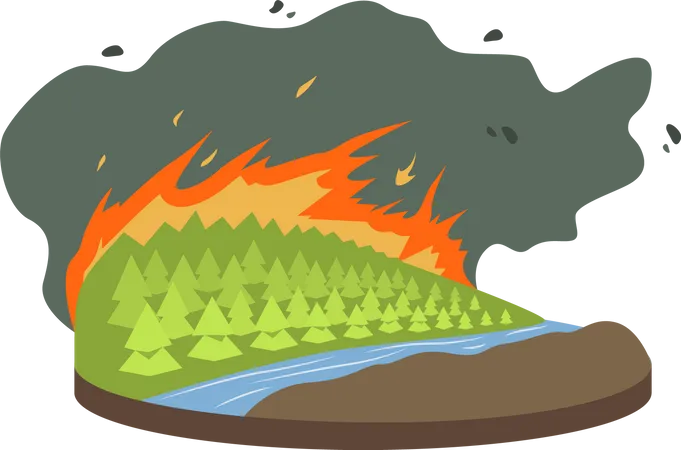 Wildfire Illustration