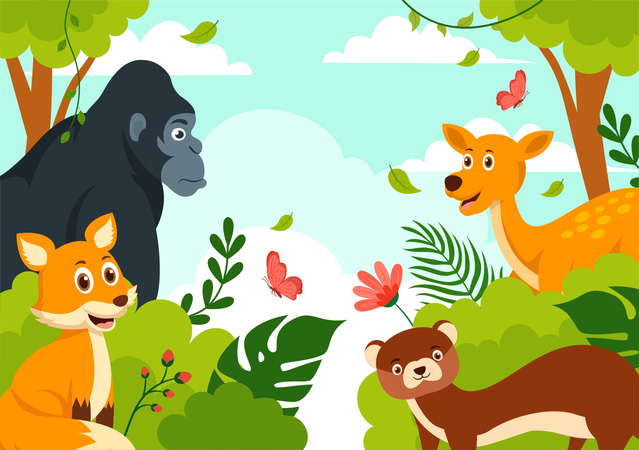Wildlife Conservation  Illustration