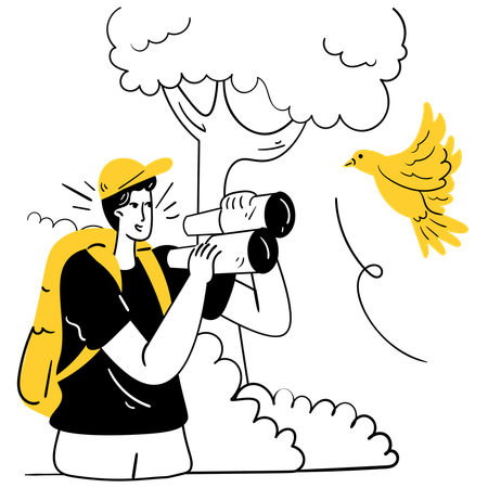Wildlife Encounter  Illustration