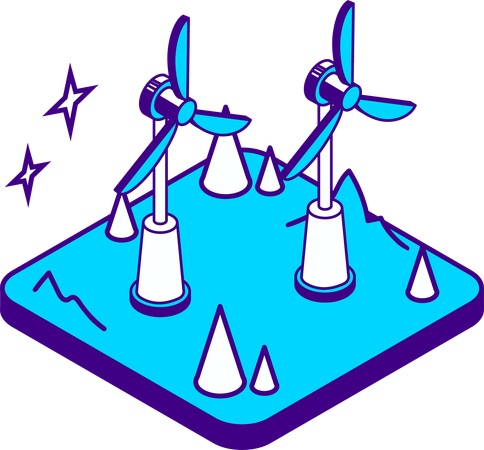 Wind energy  Illustration