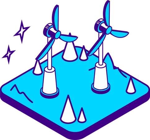 Wind energy  Illustration