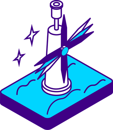 Wind energy  Illustration