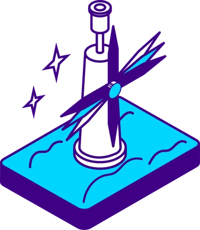 Wind energy  Illustration