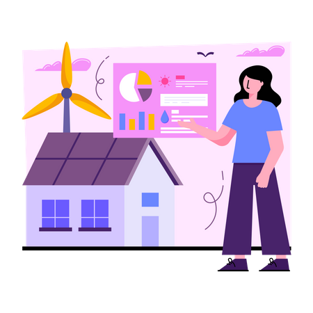 Wind Turbine  Illustration