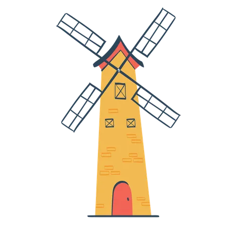 Windmill  イラスト
