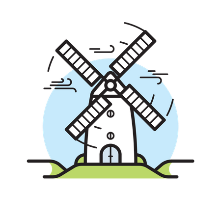 Windmill  Illustration