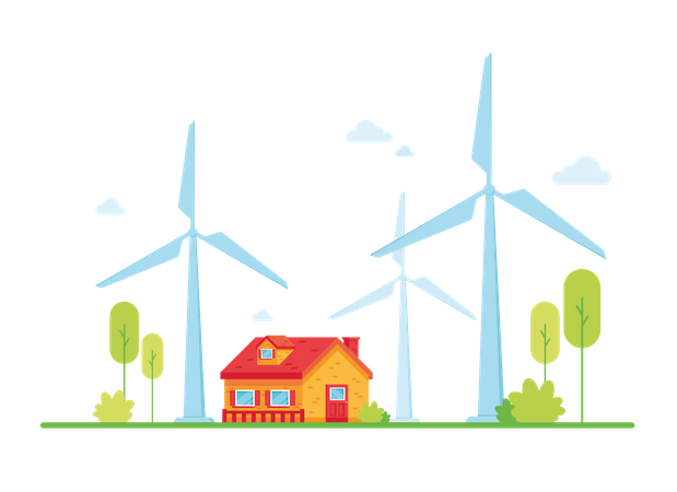 Windmill  Illustration