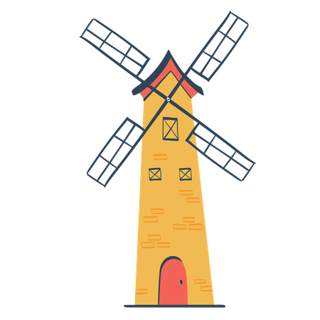 Windmill  Illustration