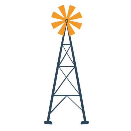 Windmill tower  Illustration