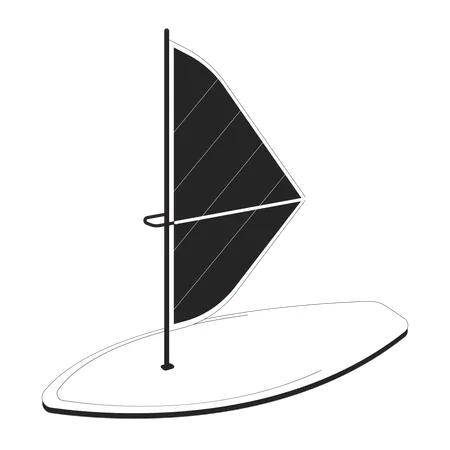 Windsurfing board  Illustration