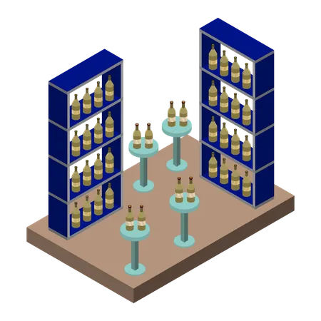 Wine Cellar  Illustration