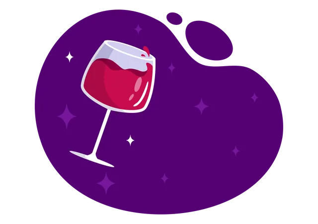 Wine Connoisseur Day  Illustration
