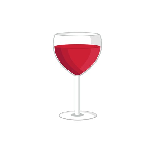 Wine Glass  Illustration