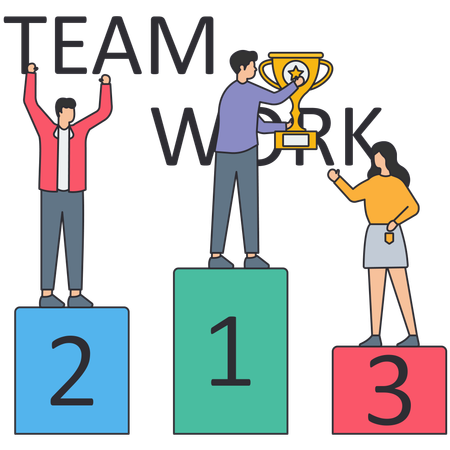 Winner Team or team victory  Illustration