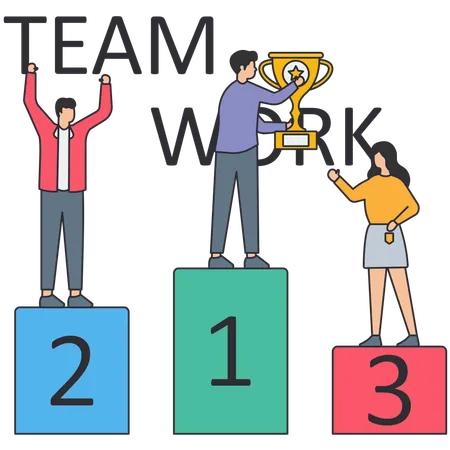 Winner Team or team victory  Illustration