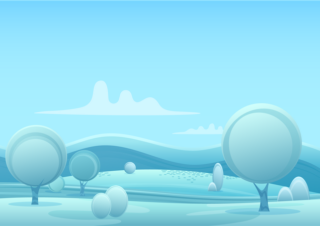 Winter Atmosphere  Illustration