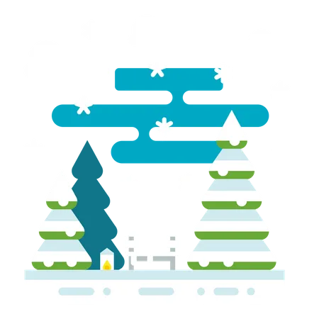 Winter season  Illustration