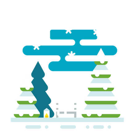 Winter season  Illustration