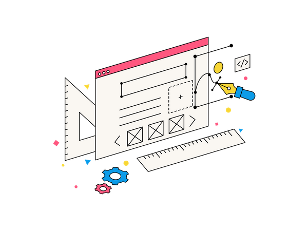 Wireframing  Illustration