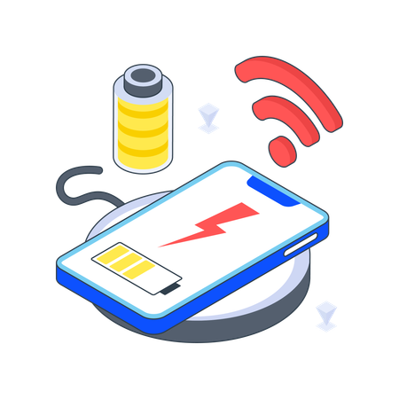 Wireless Charger  Illustration