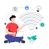 illustrations for wireless network
