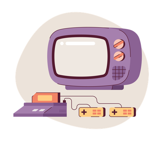 Wireless games controller  Illustration